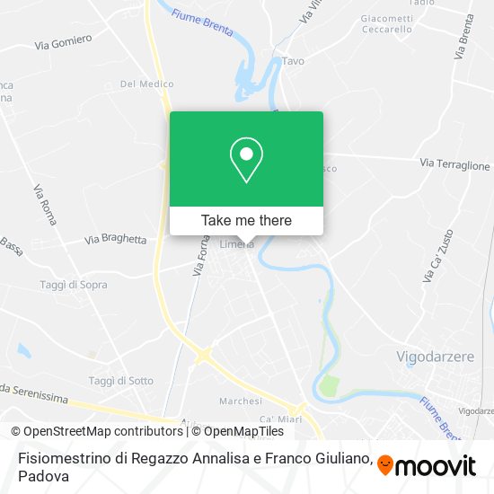 Fisiomestrino di Regazzo Annalisa e Franco Giuliano map