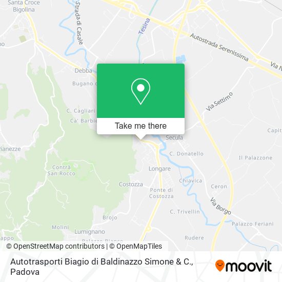 Autotrasporti Biagio di Baldinazzo Simone & C. map
