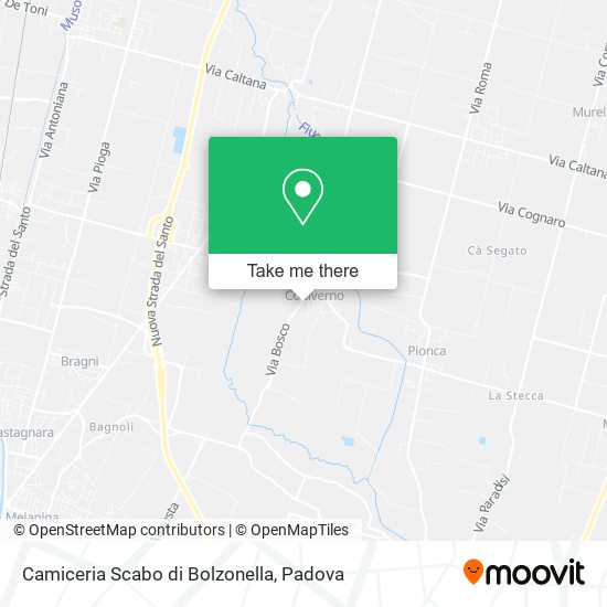 Camiceria Scabo di Bolzonella map