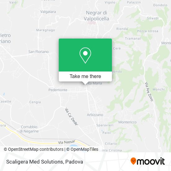 Scaligera Med Solutions map
