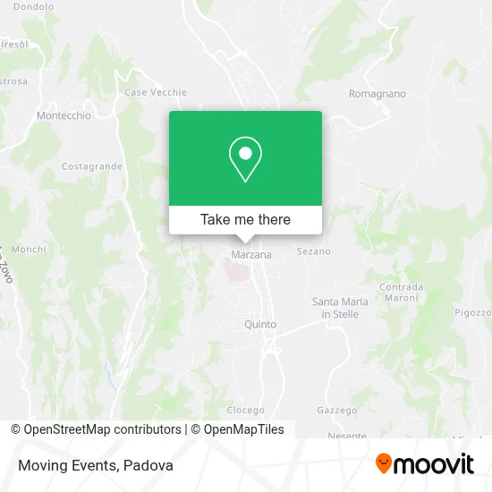 Moving Events map