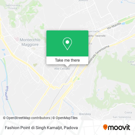 Fashion Point di Singh Kamaljit map