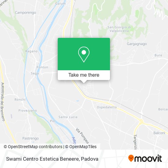 Swami Centro Estetica Beneere map