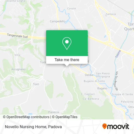 Novello Nursing Home map