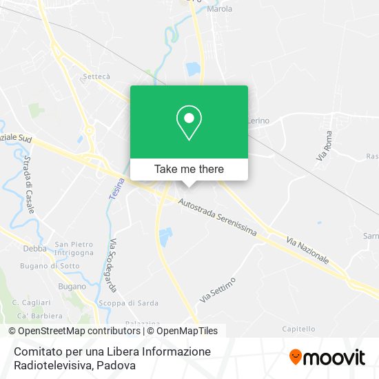 Comitato per una Libera Informazione Radiotelevisiva map