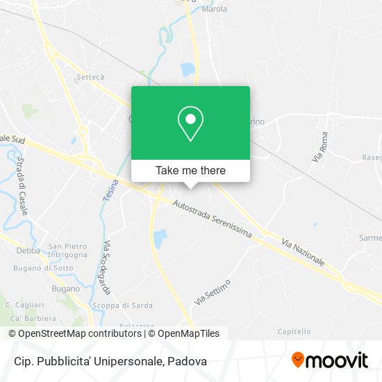 Cip. Pubblicita' Unipersonale map