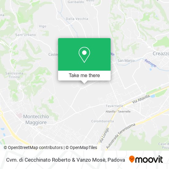 Cvm. di Cecchinato Roberto & Vanzo Mosè map