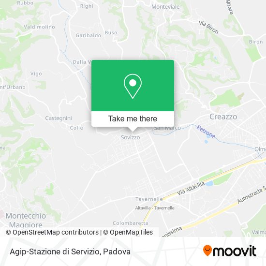 Agip-Stazione di Servizio map