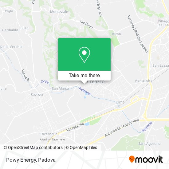 Powy Energy map