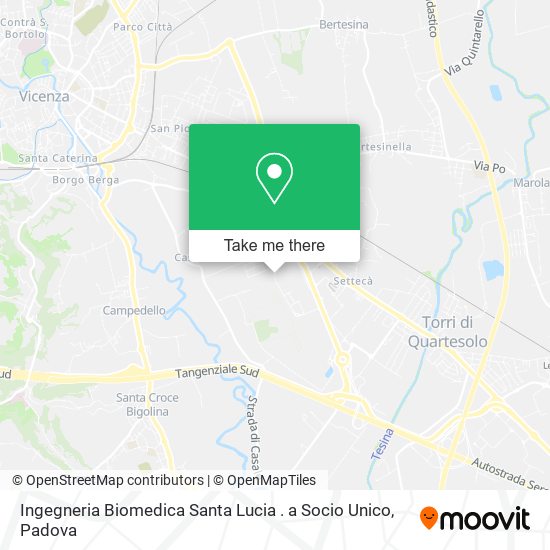 Ingegneria Biomedica Santa Lucia . a Socio Unico map