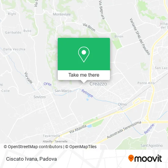 Ciscato Ivana map