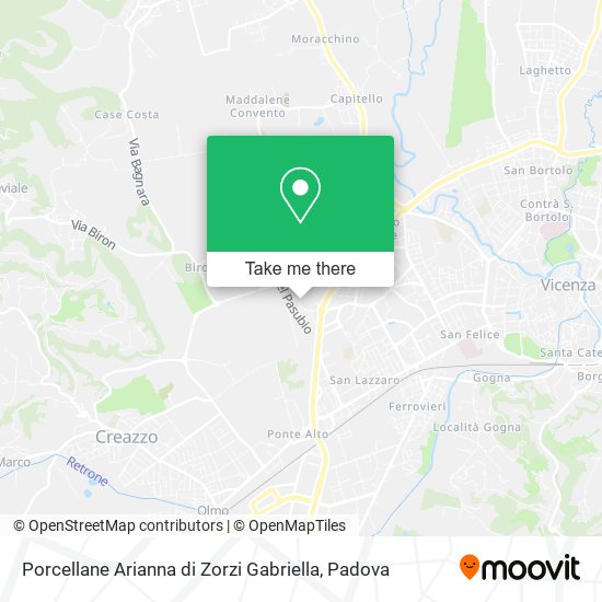 Porcellane Arianna di Zorzi Gabriella map