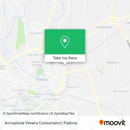Aociazione Veneta Consumatori map