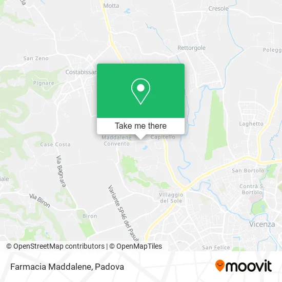 Farmacia Maddalene map