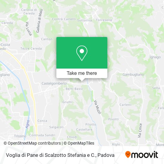 Voglia di Pane di Scalzotto Stefania e C. map