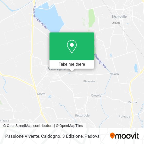 Passione Vivente, Caldogno. 3 Edizione map