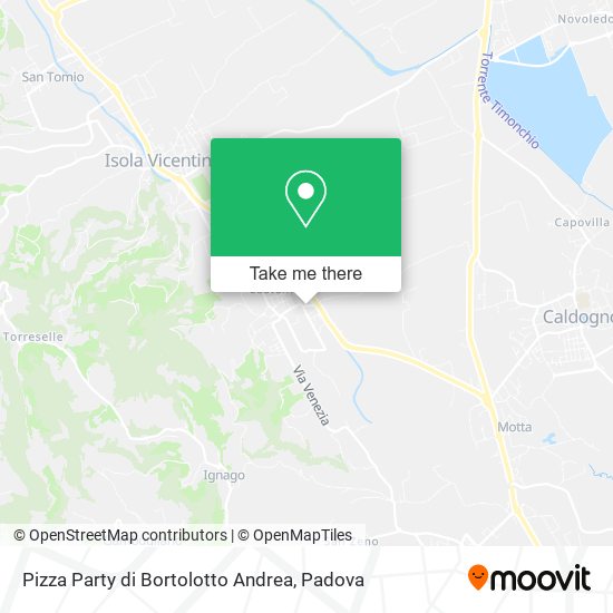 Pizza Party di Bortolotto Andrea map