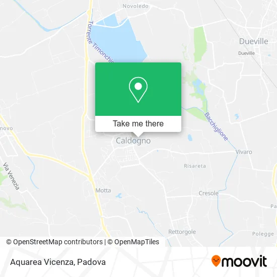 Aquarea Vicenza map