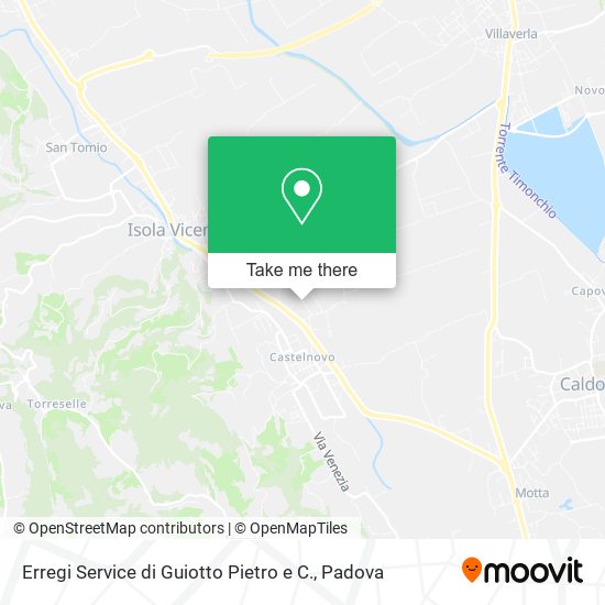 Erregi Service di Guiotto Pietro e C. map