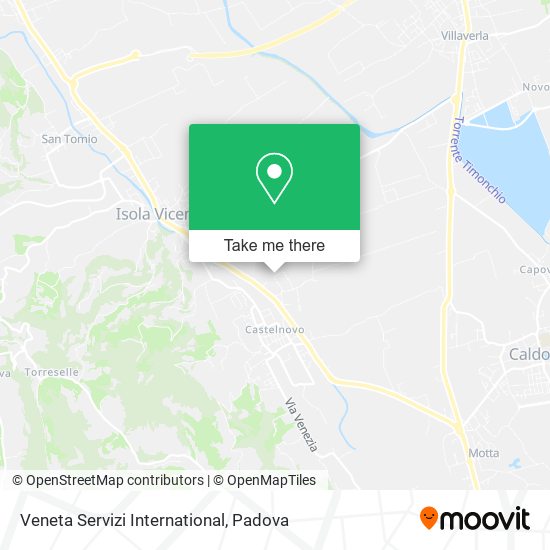 Veneta Servizi International map