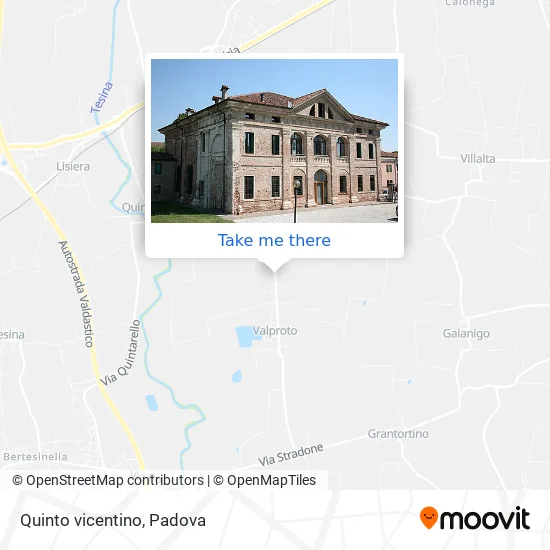 Quinto vicentino map