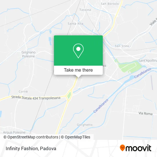 Infinity Fashion map