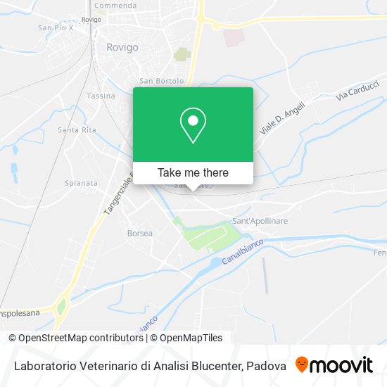 Laboratorio Veterinario di Analisi Blucenter map