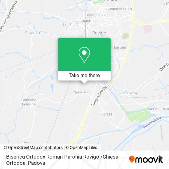 Biserica Ortodox Român-Parohia Rovigo /Chiesa Ortodoa map