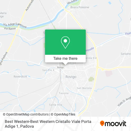 Best Western-Best Western Cristallo Viale Porta Adige 1 map