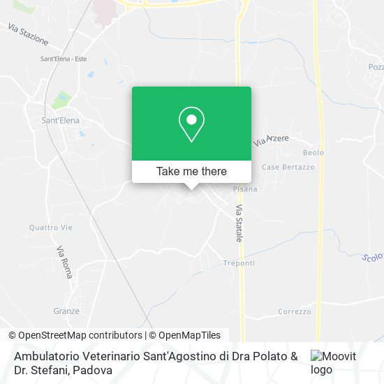 Ambulatorio Veterinario Sant'Agostino di Dra Polato & Dr. Stefani map