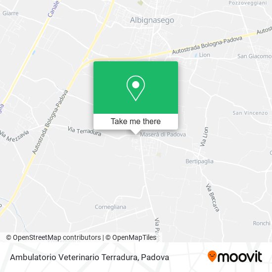 Ambulatorio Veterinario Terradura map