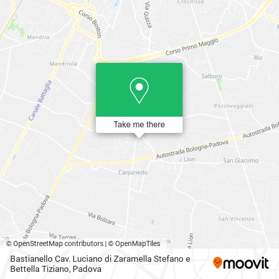Bastianello Cav. Luciano di Zaramella Stefano e Bettella Tiziano map