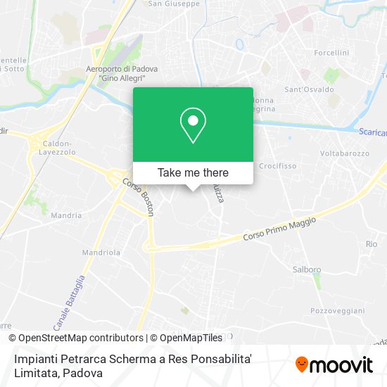 Impianti Petrarca Scherma a Res Ponsabilita' Limitata map
