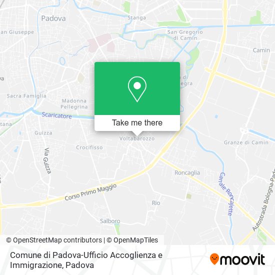 Comune di Padova-Ufficio Accoglienza e Immigrazione map