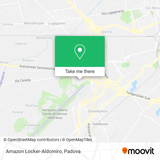Amazon Locker-Aldomiro map
