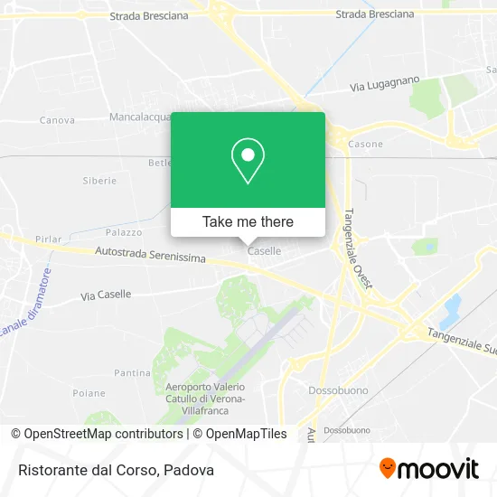 Restaurant dal Corso map
