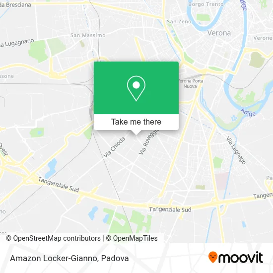 Amazon Locker-Gianno map
