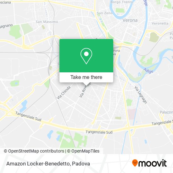 Amazon Locker-Benedetto map