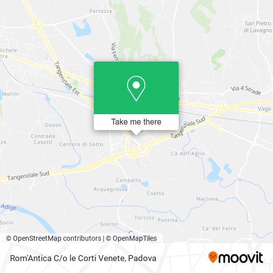 Rom'Antica C/o le Corti Venete map