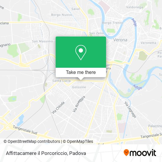 Affittacamere il Porcoriccio map