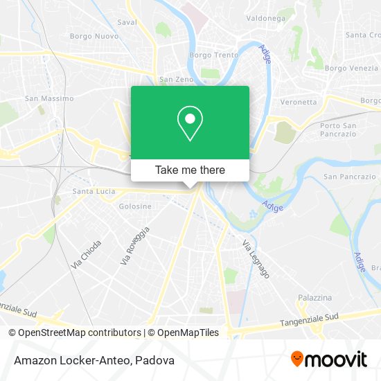 Amazon Locker-Anteo map