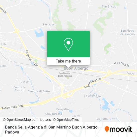 Banca Sella-Agenzia di San Martino Buon Albergo map