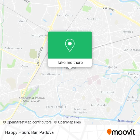 Happy Hours Bar map