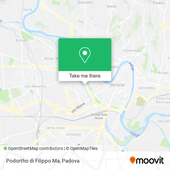 Podortho di Filippo Ma map