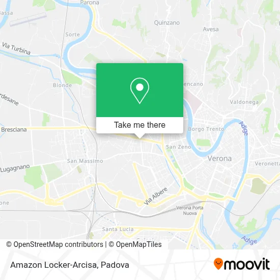 Amazon Locker-Arcisa map