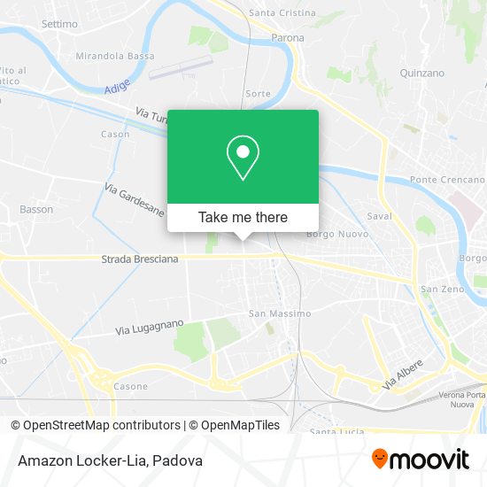 Amazon Locker-Lia map