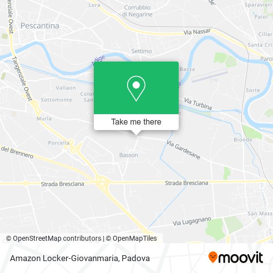Amazon Locker-Giovanmaria map