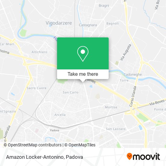Amazon Locker-Antonino map
