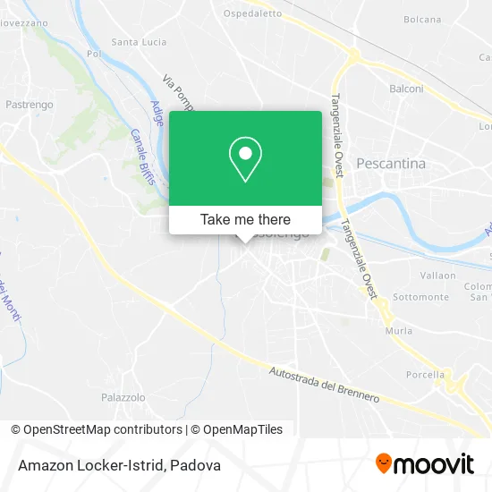 Amazon Locker-Istrid map