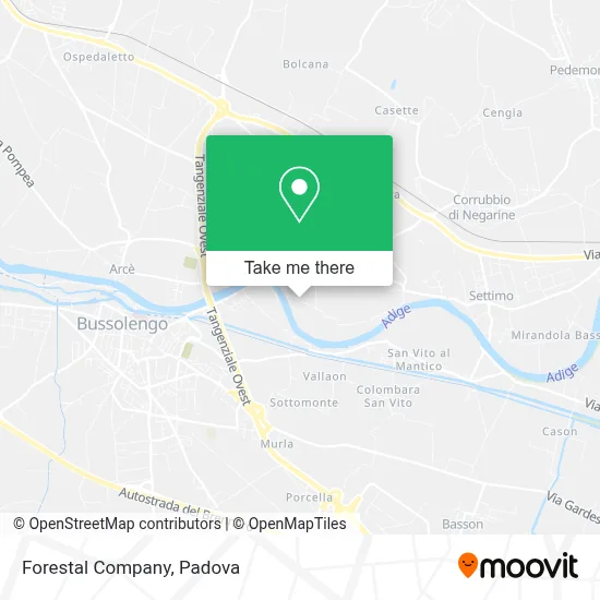 Forestal Company map